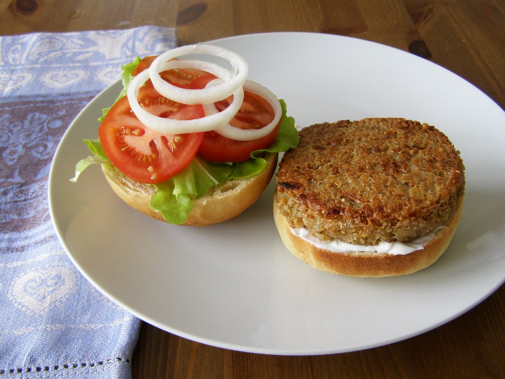 Veggie Burger and Bun
