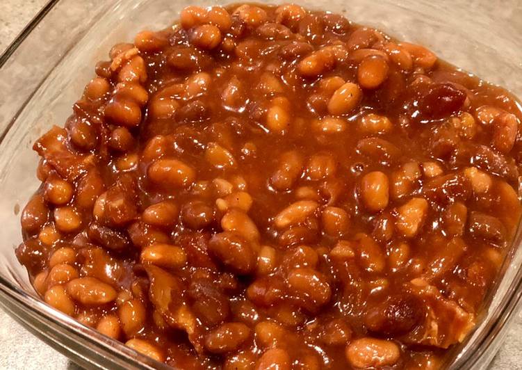 Smoked Baked Beans with Bacon